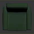 Stylish Green Upholstered Armchair With Modern Design And Comfortable Seating