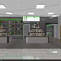 Bright Shopping Mall Toy Store Interior With Shelves Displaying Plush Dolls And Organized Layout