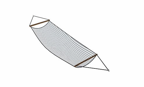 Modern Hammock Chair Leisure Chair 3d model