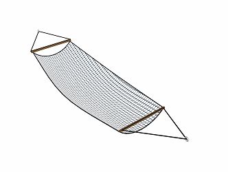 Modern Hammock Chair Leisure Chair 3d model