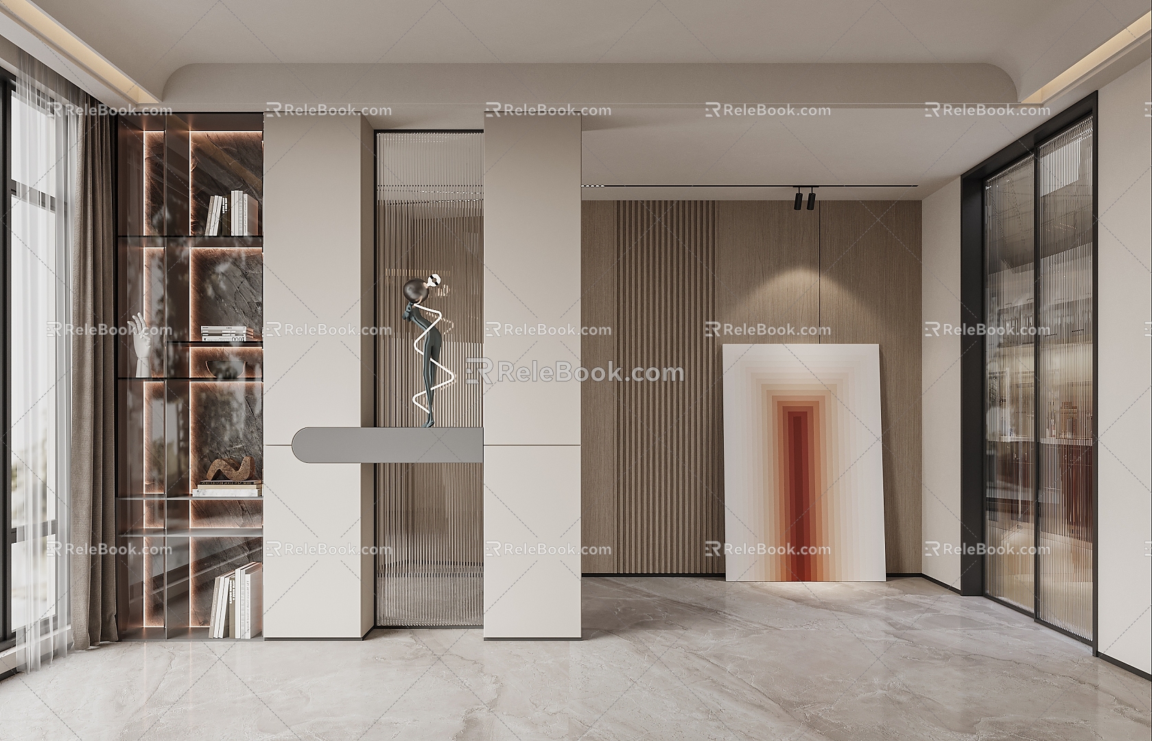 Modern Entrance Art Entrance Decorative Entrance 3d model