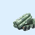 Military Function Vehicle With Camouflage Paint Missile Launch System And Multi Wheel Design