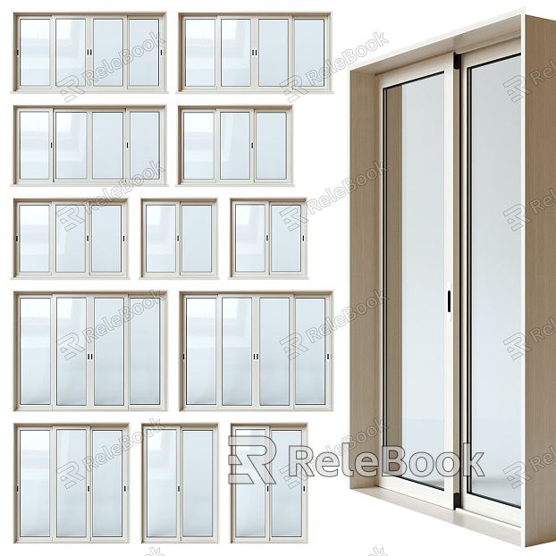 Modern window window combination model