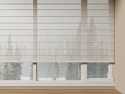 Modern Venetian Blinds Shangri-La Curtain Dream Curtain 3d model