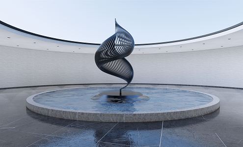 Modern Urban Sculpture 3d model