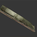 Gray Fabric Storage Container as Practical Daily Life Essential with Stitched Edges and Simple Design