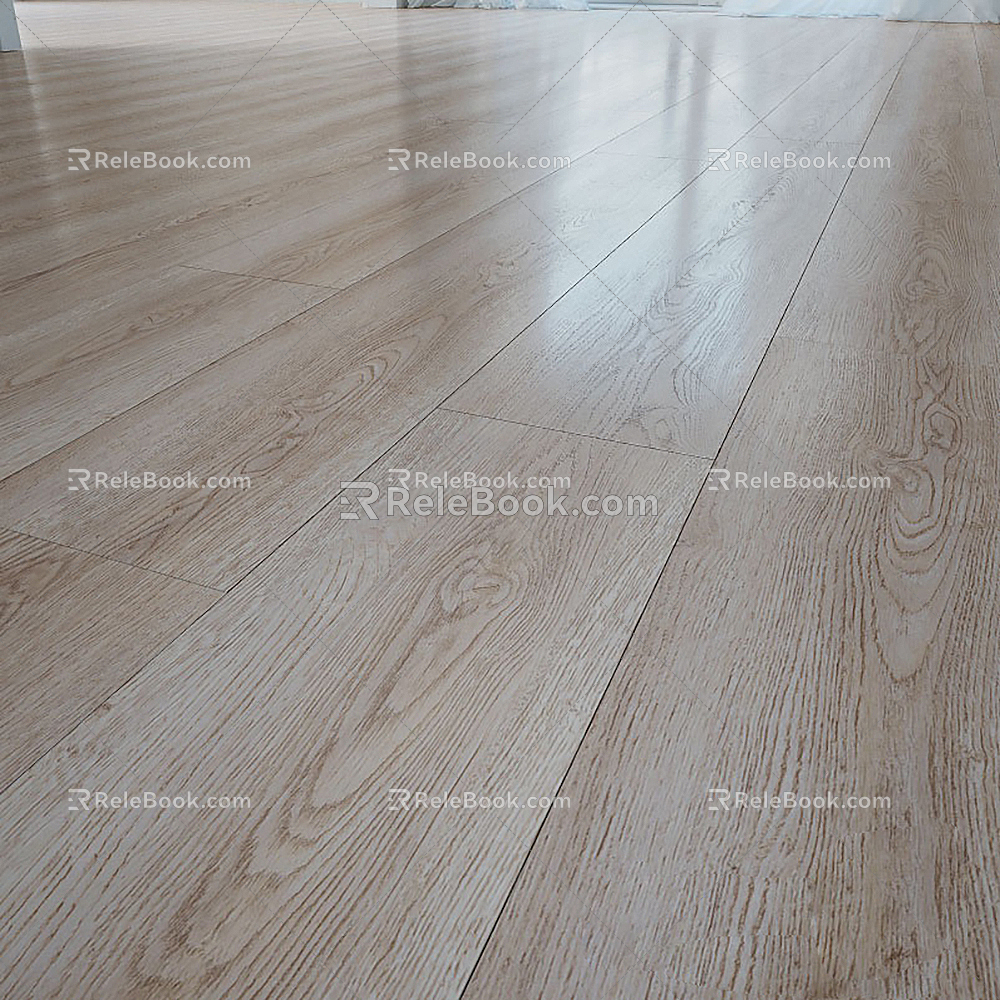 Modern Flooring Solid Wood Flooring 3d model