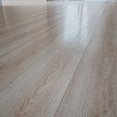 Light Colored Wooden Flooring With Natural Wood Grain And Smooth Surface 3d model