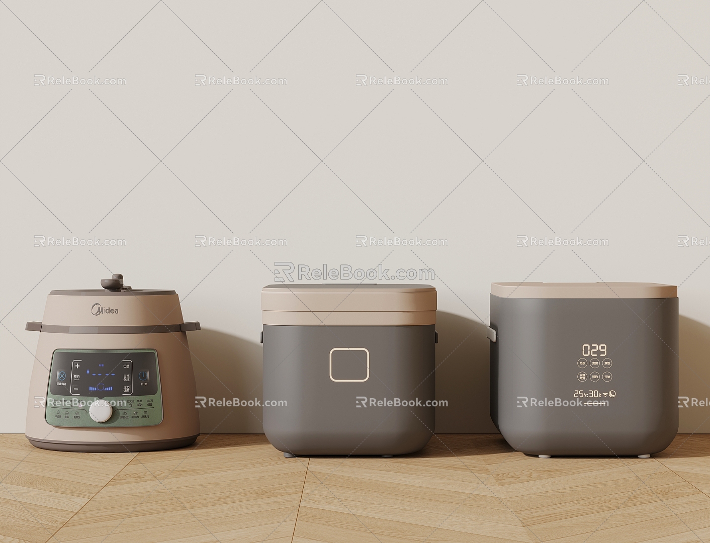 rice cooker rice cooker 3d model