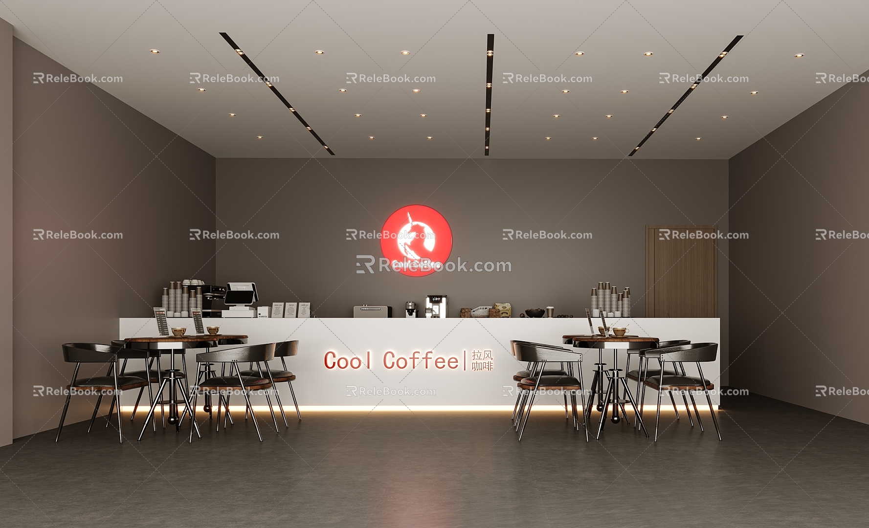 Cafe 3d model