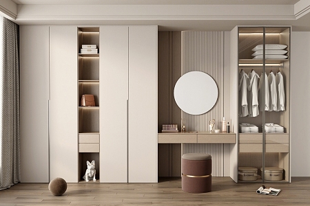 Modern wardrobe 3d model