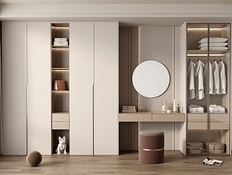 Modern wardrobe 3d model