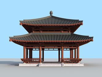 Ancient Chinese Pavilion 3d model