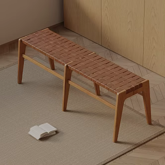 Modern shoe changing stool 3d model