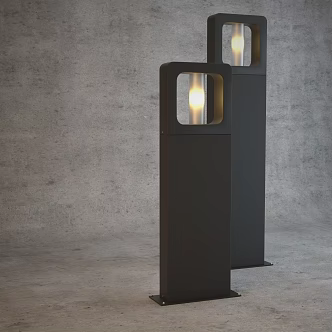 modern outdoor lamp 3d model
