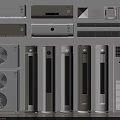 Modern Home Appliances Collection Including Wall Mounted Standing Air Conditioners And Fans