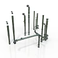 Assorted Metal Pipe Fittings Bracket And Support Equipment For Industrial Use