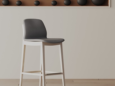 Modern Bar Chair 3d model