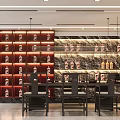 Tobacco And Alcohol Store Interior Design With Shelves Tables Chairs And Alcohol Displays