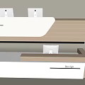Front Desk Bar Company Reception Desk Lobby Service Desk 3d model