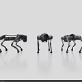 Smart Machine Quadruped Robot Model G02 With Mechanical Legs And Camera