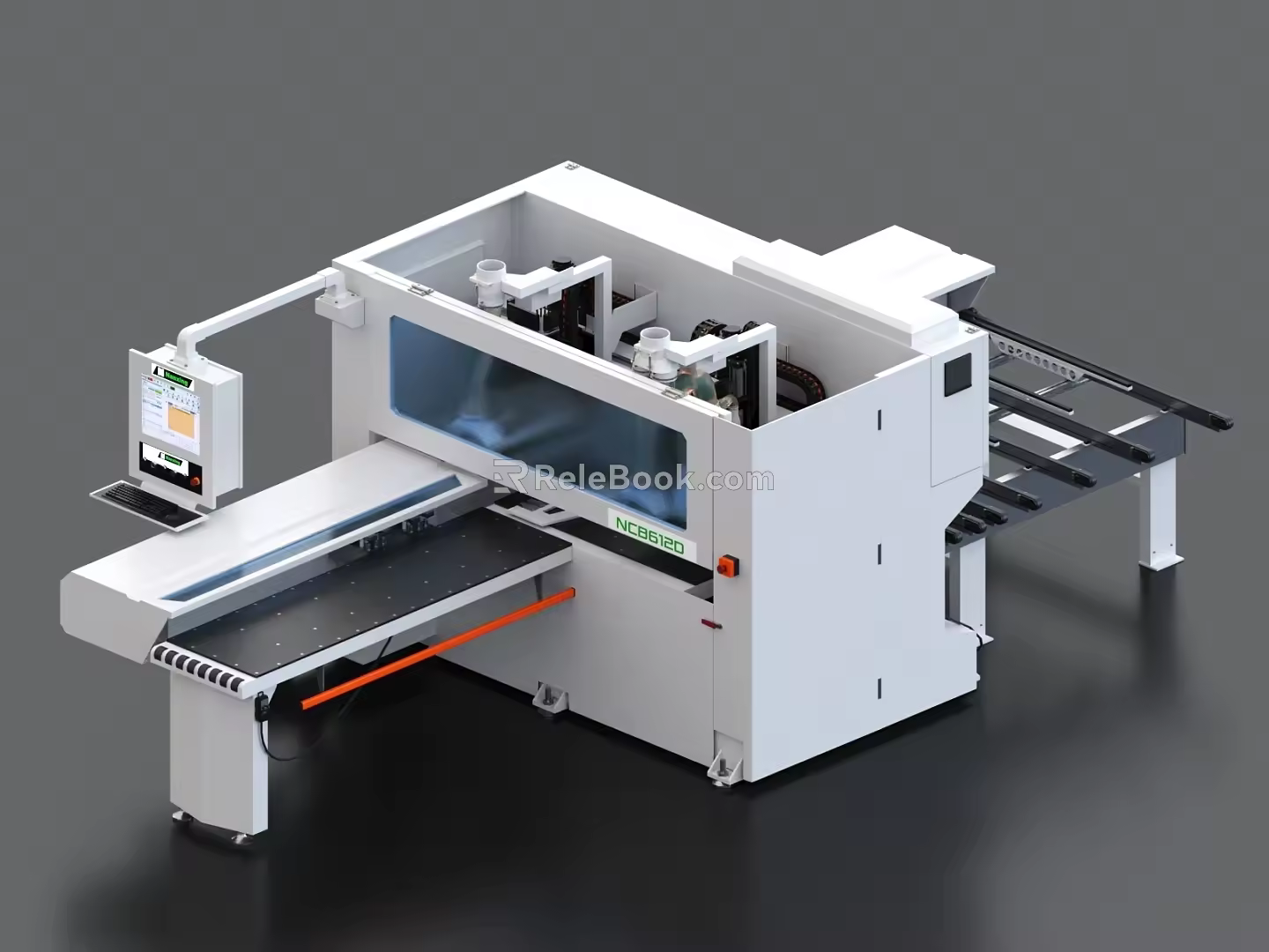 CNC Machine Tool CNC Lathe Drilling Machine Grinder Machine Tool Production Line Workshop Processing Equipment Grate Bed 3d model