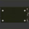 Military Weapon Control Unit With Green Casing Display Screen Buttons And Indicator Light