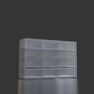 Transparent Storage Box Storage Box Storage Box Plastic Storage Box 3d model