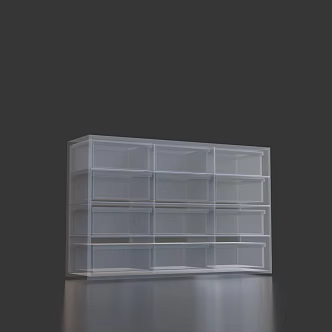 Transparent Storage Box Storage Box Storage Box Plastic Storage Box 3d model