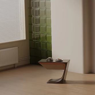 Modern Bedside Cabinet 3d model
