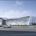 Aerial View Planning of Modern Large Complex with Roads River and Urban Surroundings
