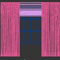 Curtain Fabric Curtain 3d model