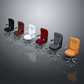 Modern Office Chairs With Ergonomic Design And Multiple Color Options For Workspace Use