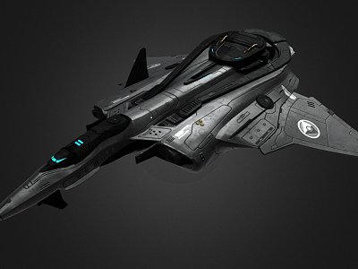 aviation fighter 3d model