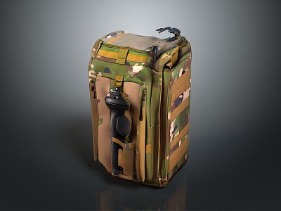 Camping backpack travel bag travel backpack camping bag mountaineering bag hiking backpack travel bag 3d model