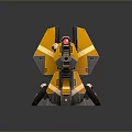 laser tower turret turntable sci-fi tower defense game tower defense sci-fi turret game turret game turret 3d model