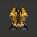 laser tower turret turntable sci-fi tower defense game tower defense sci-fi turret game turret game turret 3d model