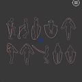 Diverse Silhouettes Of People Skipping Rope In Different Exercise Poses