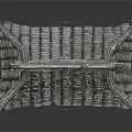 Traditional Chinese Architectural Roof Structure With Curved Eaves Ornate Tiles And Carvings