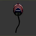 Stylish Maverick Sports Helmet with Striped Design and Red Blue Purple Colors for Protection