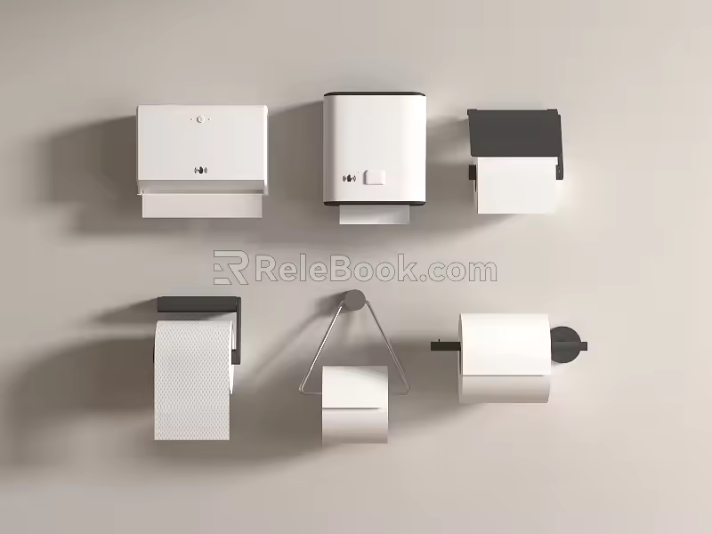 Tissue Box Toilet Paper Box 3d model