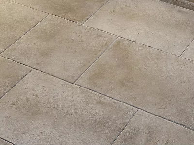 Light Brown Floor Tiles With Neat Arrangement 3d model