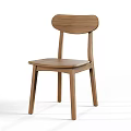 Various Modern Wooden Dining Chairs With Sleek Backrests And Sturdy Legs Design