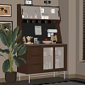 Middle Style Sideboard 3d model