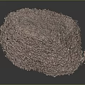 Wood Stone Chips Pile With Natural Texture And Fine Granular Material
