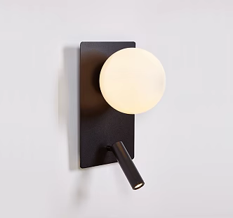 Modern Minimalist Bedroom Bedside Wall Lamp Bedroom Spotlight Reading Lamp Double Head Wall Lamp 3d model