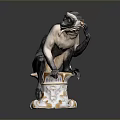 Monkey Cartoon Monkey Anime Monkey Stylized Monkey Fantasy Style Monkey Toy 3d model