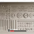 French carved plaster line carved pillar lamp panel corner line 3d model