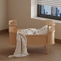 Modern crib 3d model