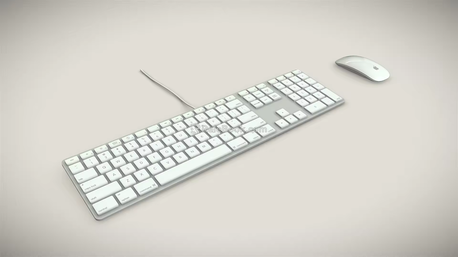 Modern keyboard control mouse 3d model